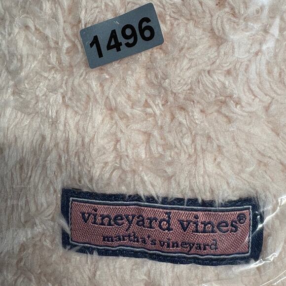 Vineyard Vines Girls Sherpa‎ Teddy Fleece Pullover Pink Size 16 Lg Quarter Snap - Picture 10 of 10